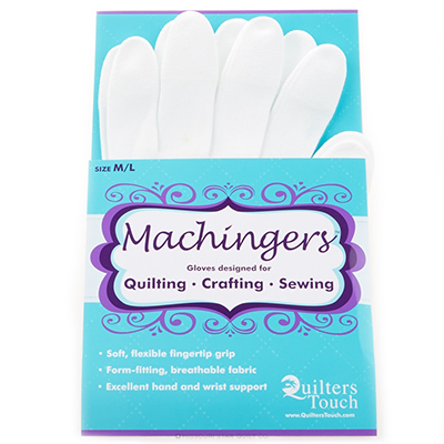 [7243L] Machingers Quilting Gloves sz Med/Lg