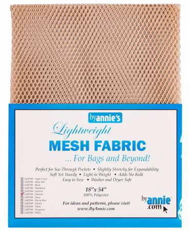 [SUP209-NAT] Lightweight Mesh Fabric Natural 18x54in