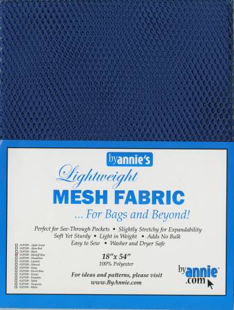 [SUP209-BLBLU] Lightweight Mesh Fabric Blast Off Blue 18x54in