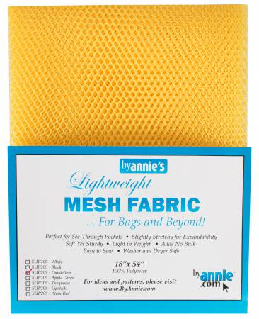 [SUP209-DND] Lightweight Mesh Fabric Dandelion 18x54in