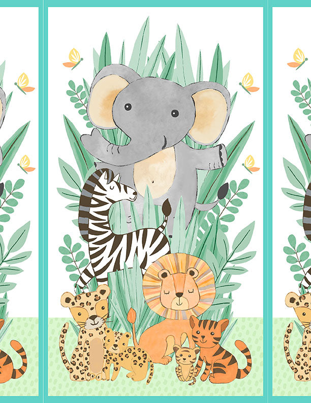 Safari Snuggled by Jenny Faw for Wilmington Prints