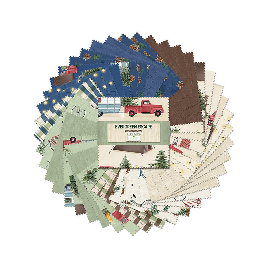 Evergreen Escape by Danielle Murray for Wilmington Prints