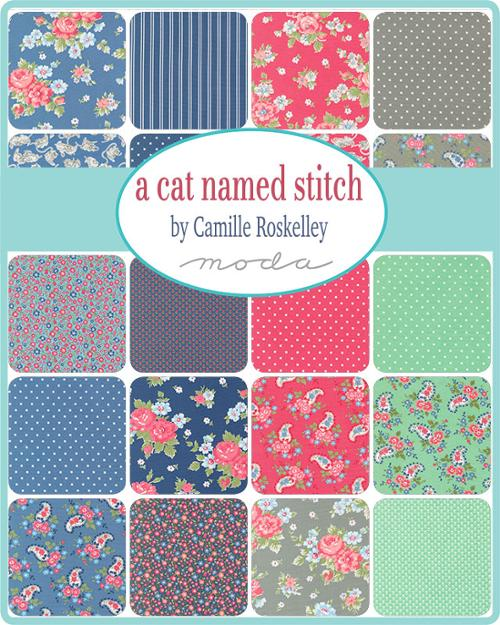 Cat Named Stitch by Camille Roskelley for Moda