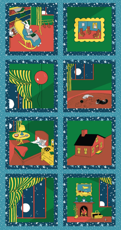 Goodnight Moon by Margaret Wise Brown for Cloud9 Fabrics