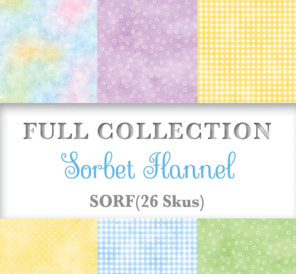 Sorbet Flannel's by P&B Textiles