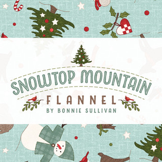Snowtop Mountain Flannel by Bonnie Sullivan for Maywood Studio