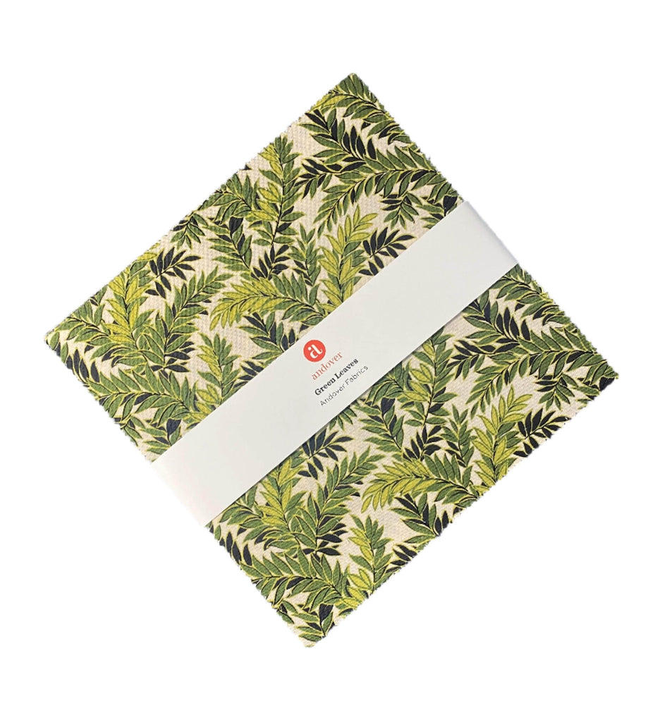 Green Leaves by Andover Fabrics