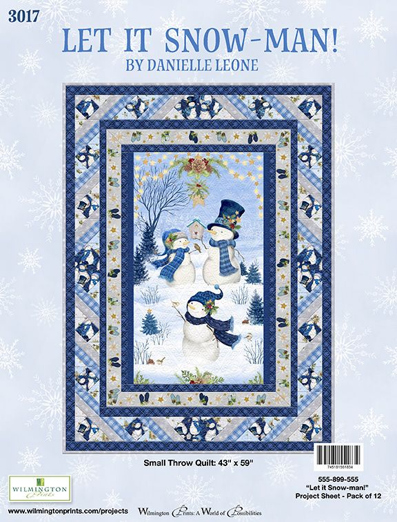 Let It Snow-Man! by Danielle Leone for Wilmington Prints