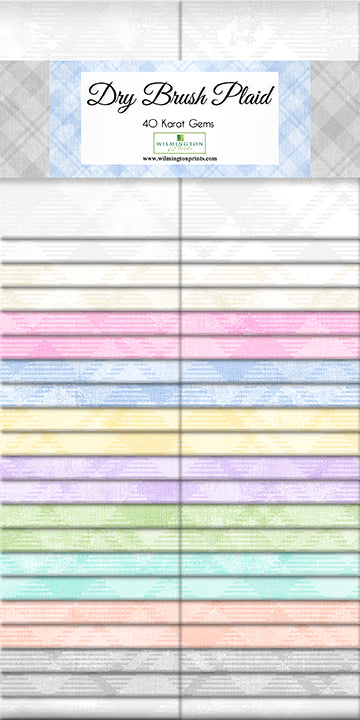 Dry Brush Plaid - 40 Karat Gems