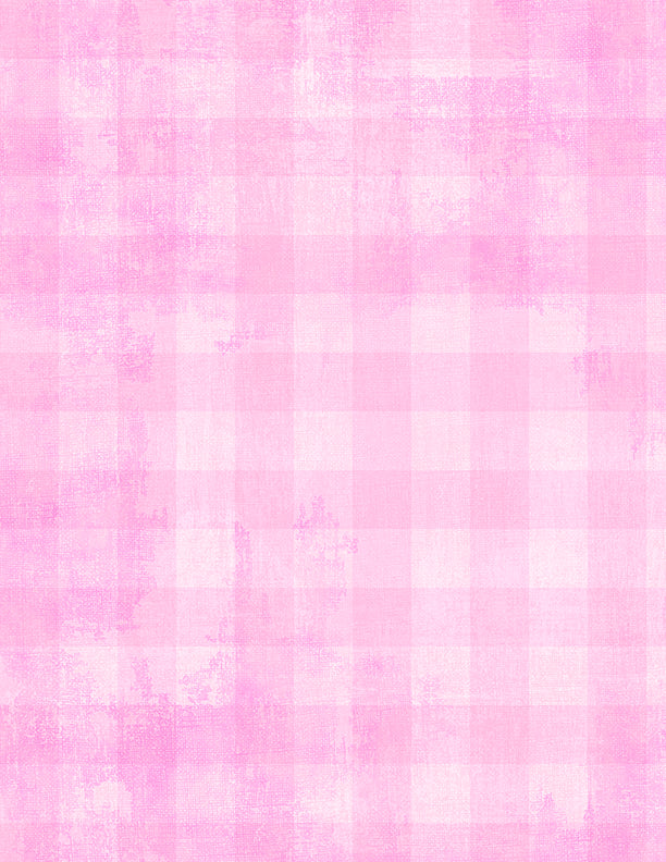 Checks Pale Pink Dry Brush