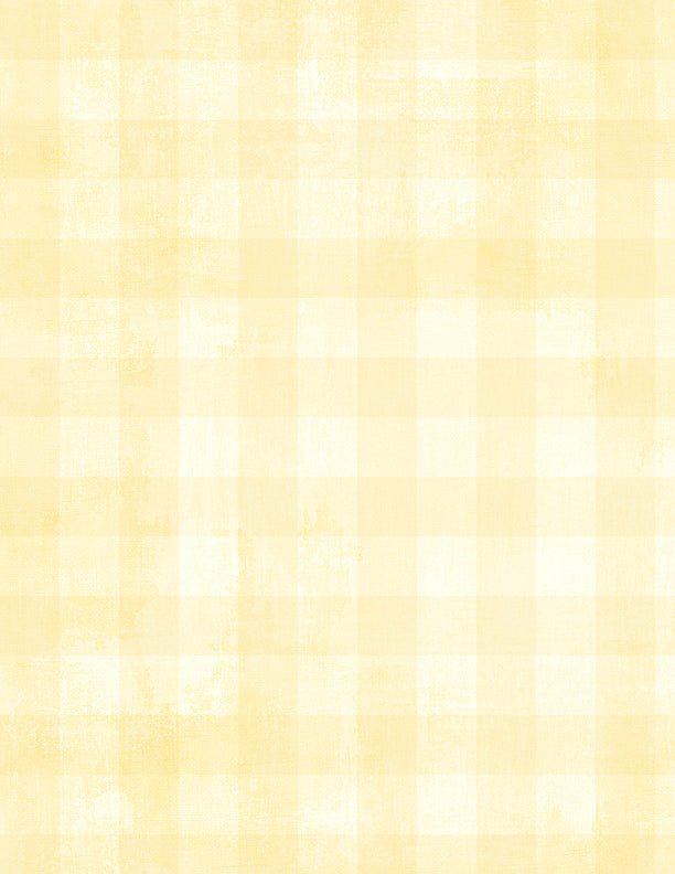 Checks Soft Yellow Dry Brush