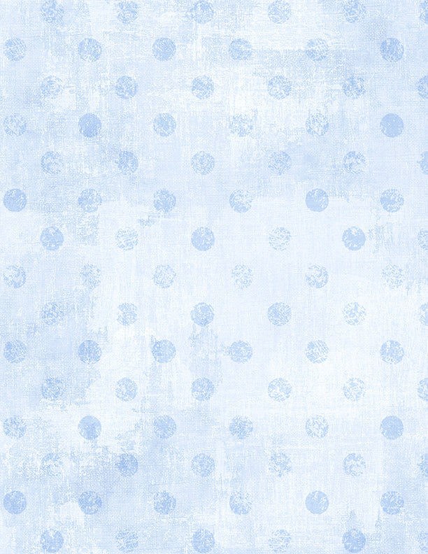 Dots Pale Blue Dry Brush