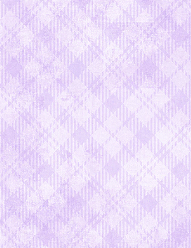 Plaid Pale Violet Dry Brush