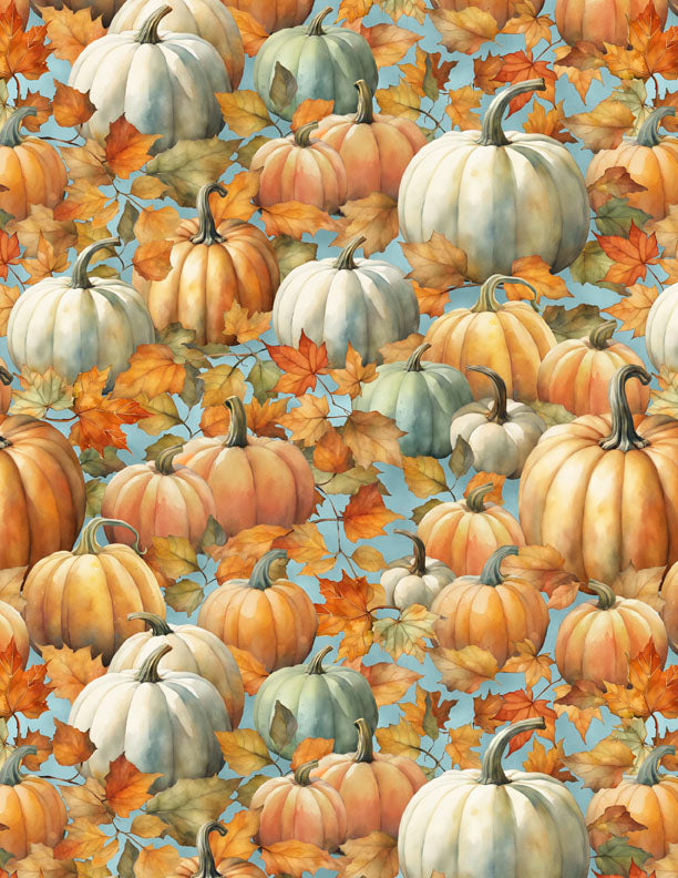 Packed Pumpkins Blue