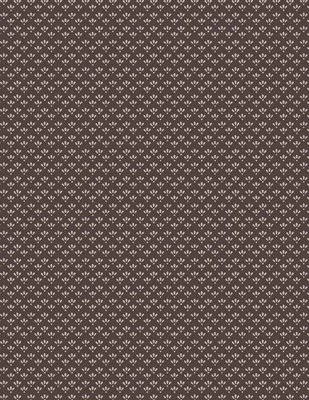 Tiny Floral Dark Gray