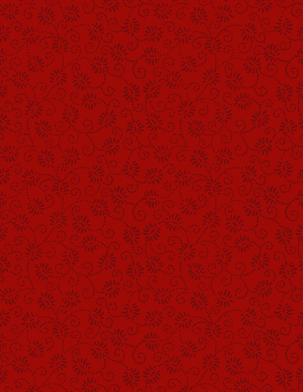 Dancing Buds Red on Red