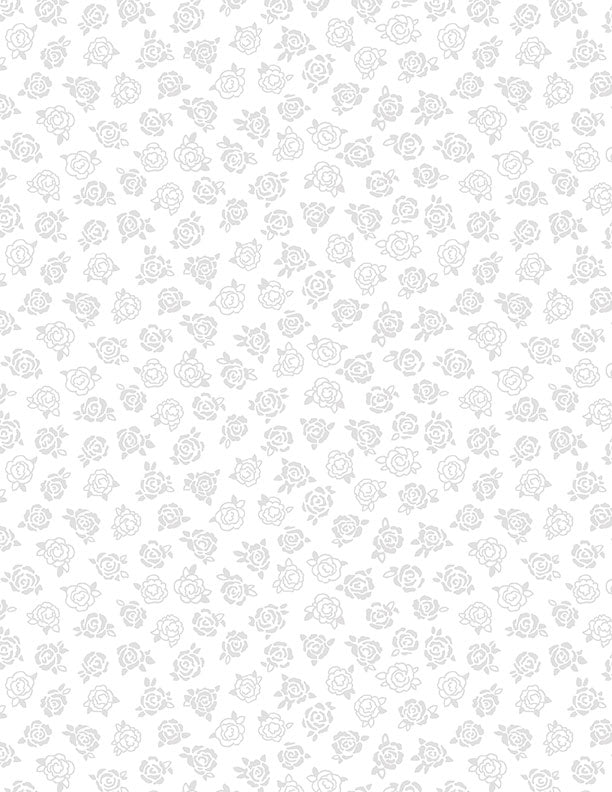 Roses White on White