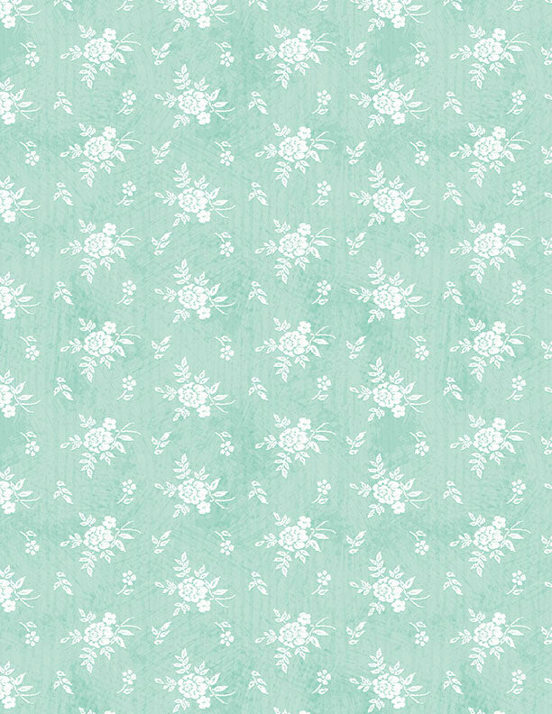 Friendly Farmstead - Ditsy Teal