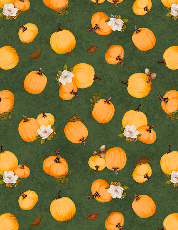 Oh My Gourd! - Tossed Pumpkins Green