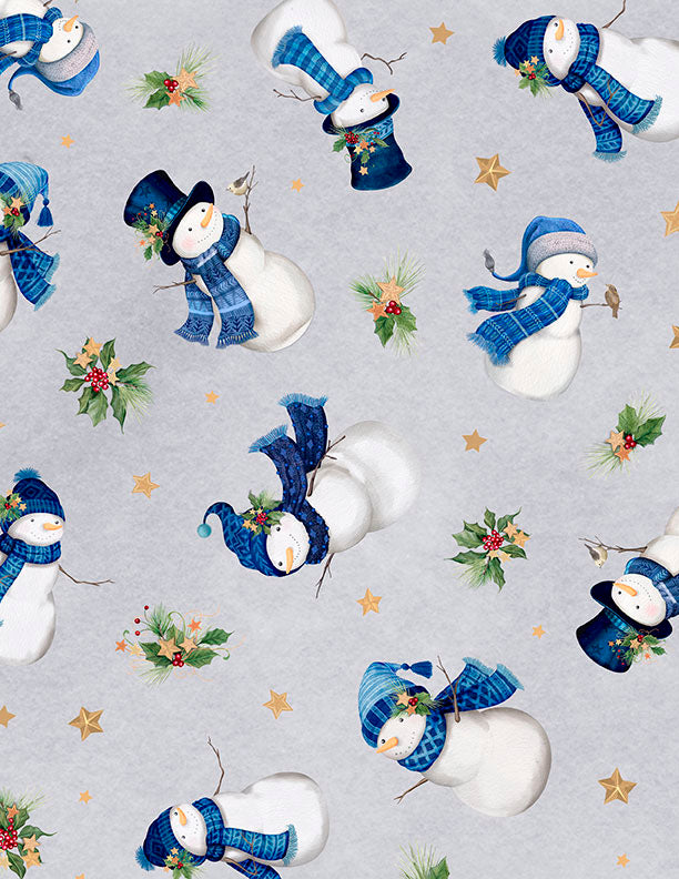 Let it Snow-Man! - Snowmen Toss Gray