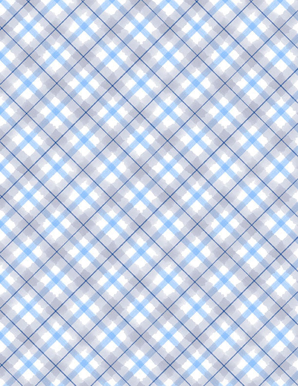 Let it Snow-Man! - Plaid White/Multi