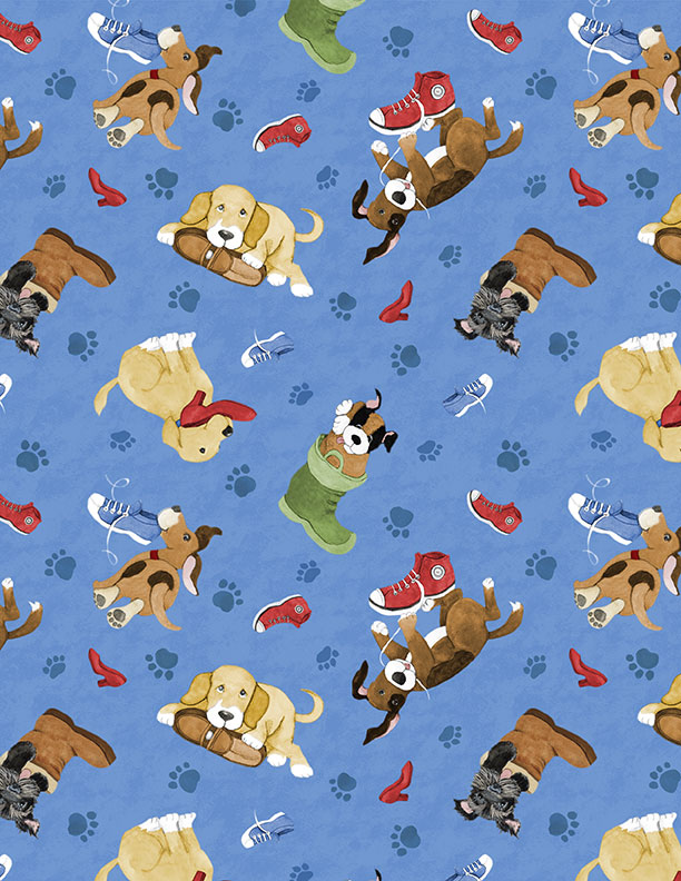 Paws at Play - Shoe Toss Dark Blue