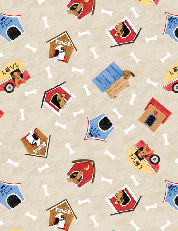 Paws at Play - Doghouse Toss Cream