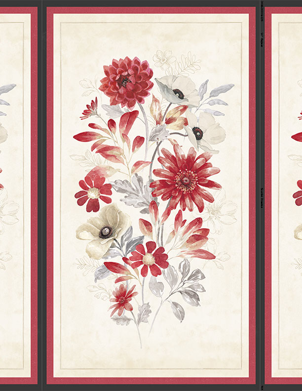 Scarlet Dreams - Large Panel Multi