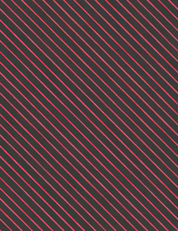Scarlet Dreams - Diagonal Stripes Black