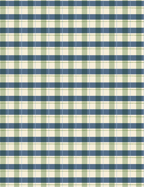 Plaid Navy/Green