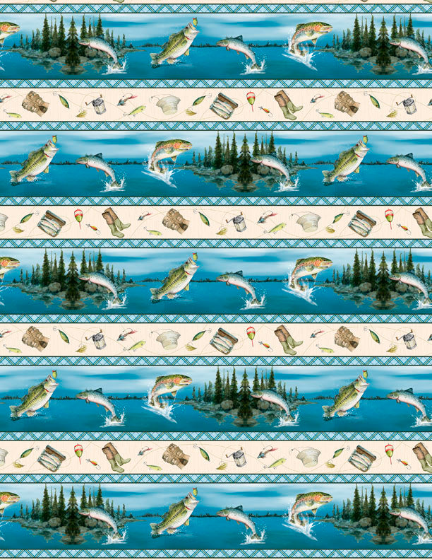 Reeled In - Repeating Stripe Multi