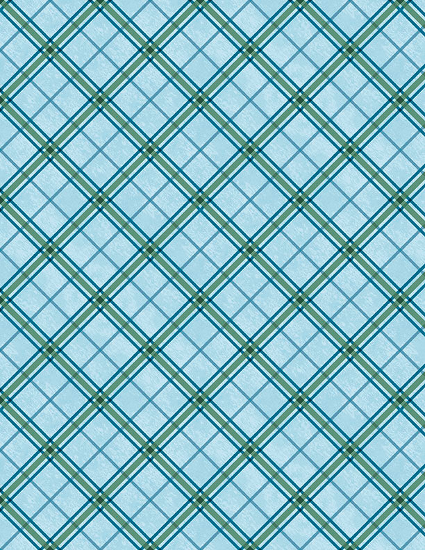 Reeled In - Plaid Light Blue