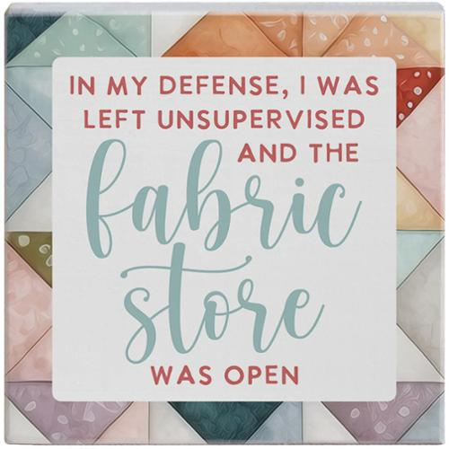 Small Talk Fabric Store Open