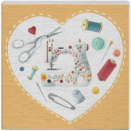 Small Talk Quilt Heart Sign