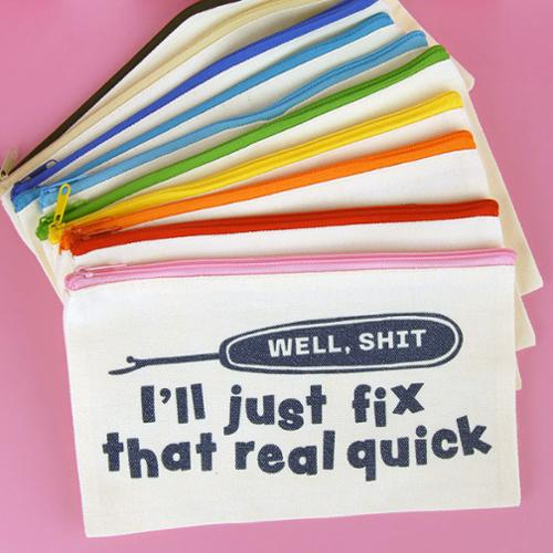I'll Fix That Assorted Zipper Pouch
