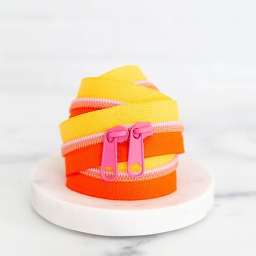 30" Zipper Papaya Punch