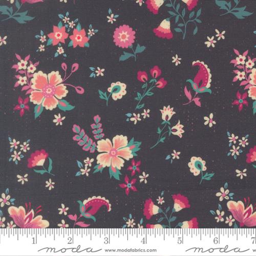 Sitara Davina Midnight fabric by Crystal Manning for Moda