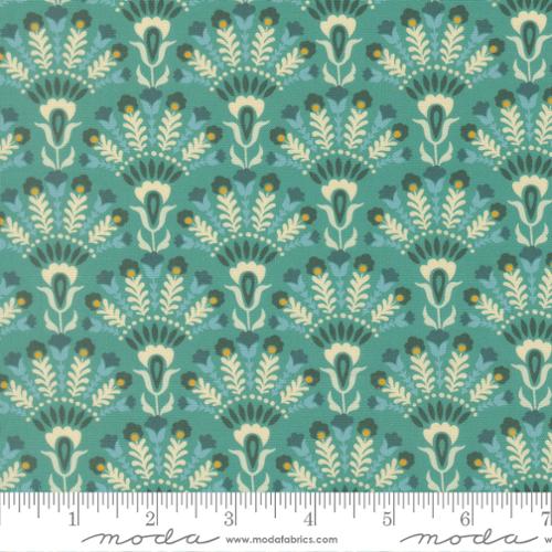 Sitara Opaline Blue Chill fabric by Crystal Manning for Moda