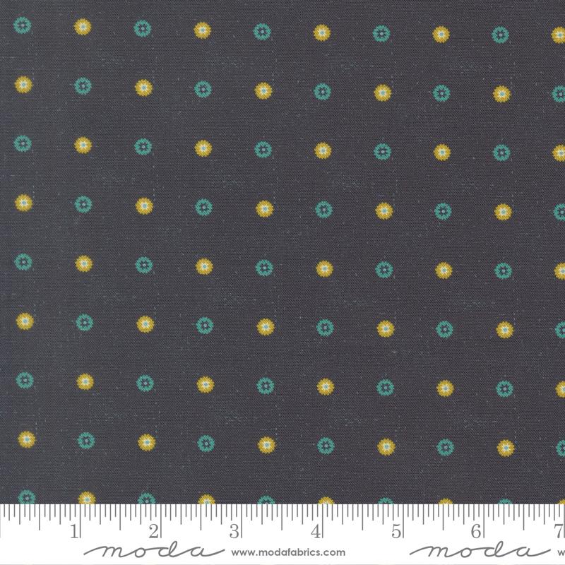 Sitara Floret Midnight fabric by Crystal Manning for Moda