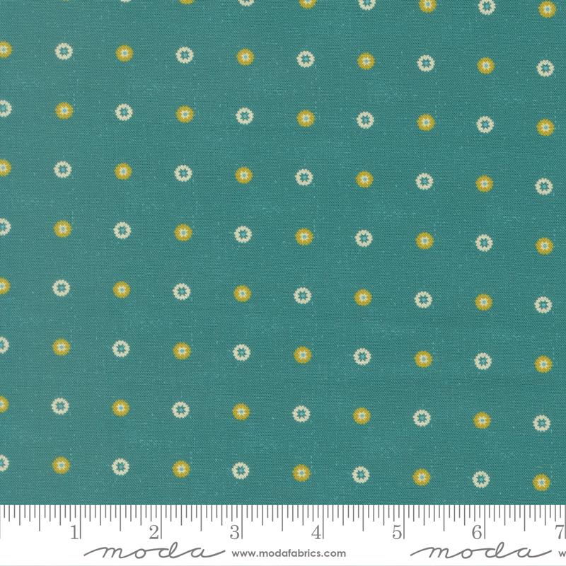 Sitara Floret Lagoon fabric by Crystal Manning for Moda