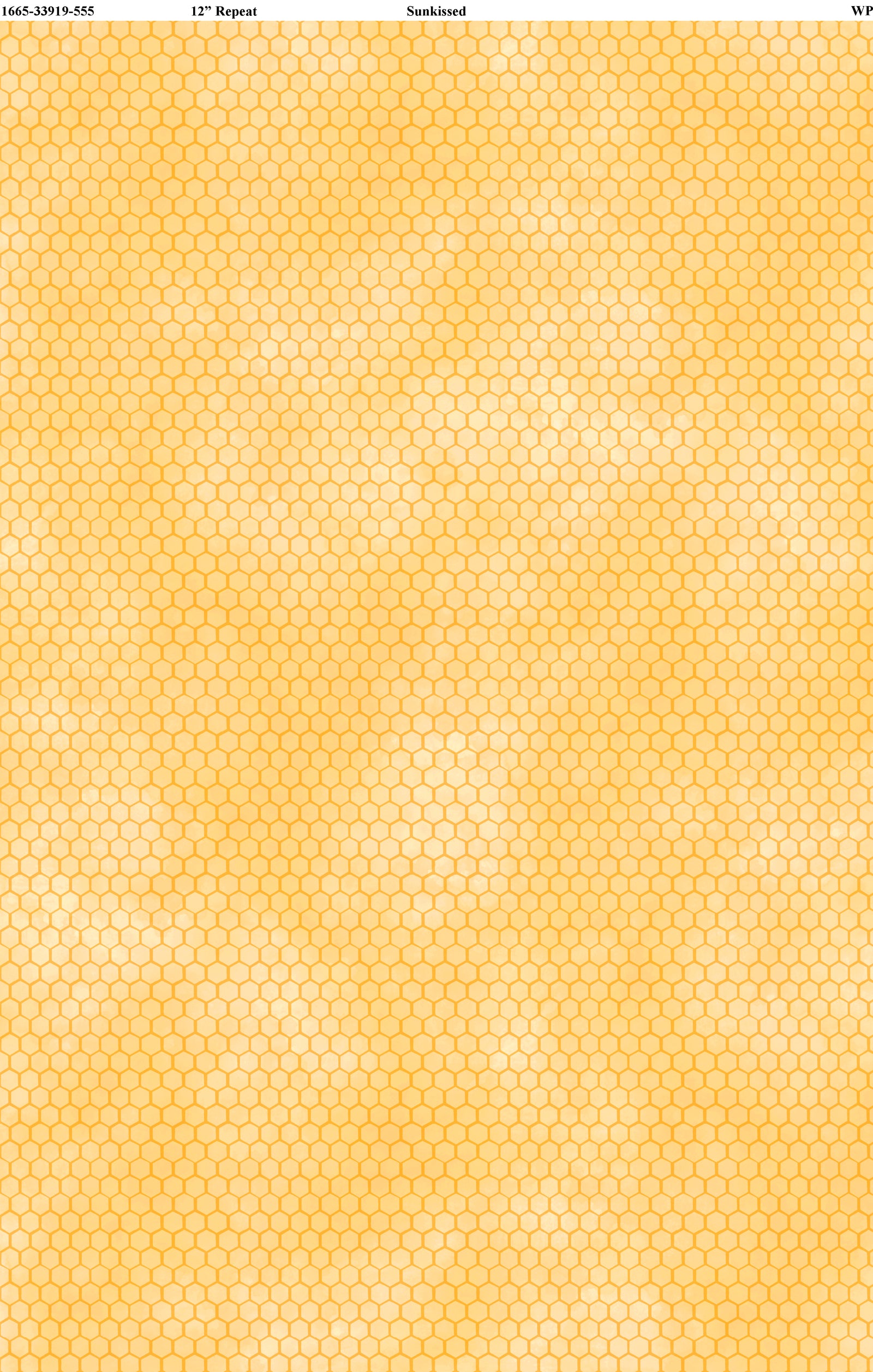Pale Yellow Honeycomb