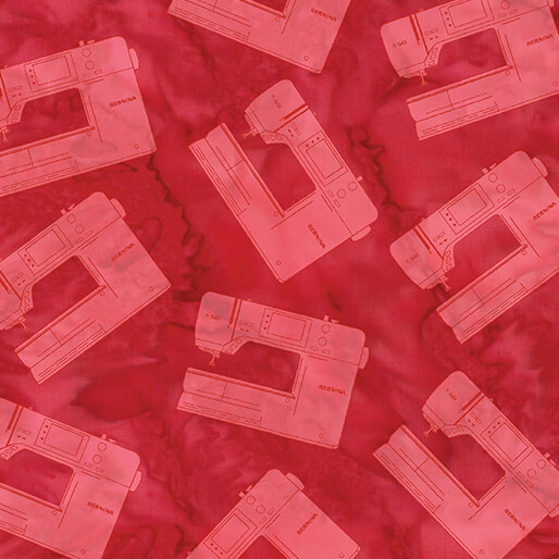 Sew Bernina Red Batik