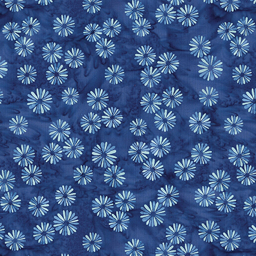 Bali Burst Blue Batik