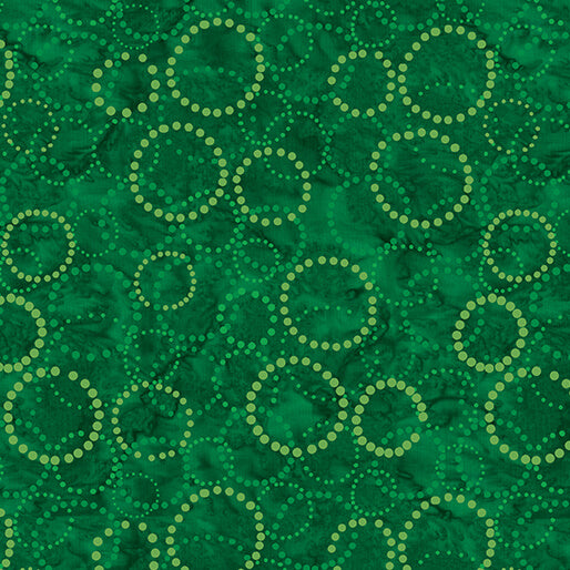 Circle Dots Emerald Batik