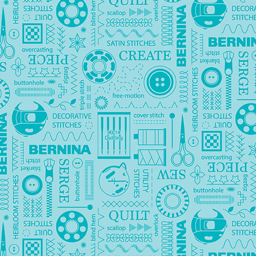 BERNINA Stitches Aqua