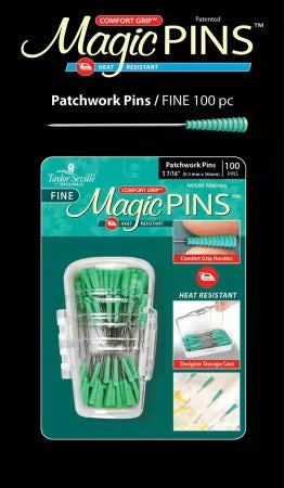 Magic Fine Pins Patchwork 100pc
