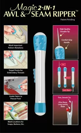 Magic 2 In 1 Awl & Seam Ripper