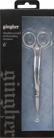 Gingher 6in Double Curved Embroidery Scissors