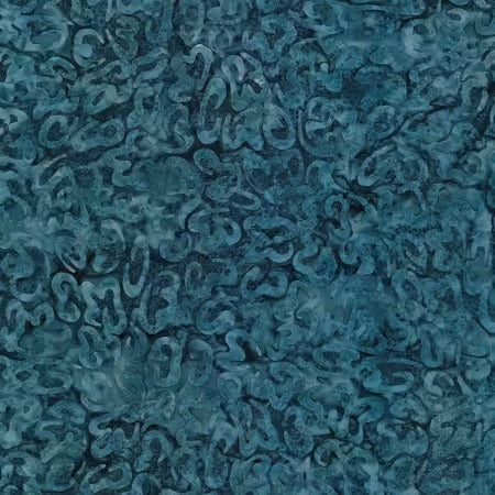 Blue Curls Batik