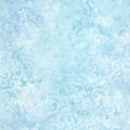 Light Blue Diagonal Vine Batik